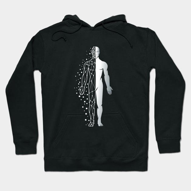 Yoga Spiritual Man Hoodie by newledesigns